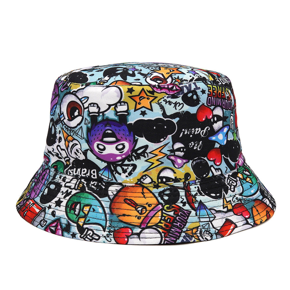 Wholesale Cotton Polyester Cartoon Pattern Fisherman Hat